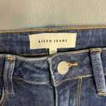 Risen Jeans High Rise Flare Ankle Crop Jeans Size 5 / 27 Distressed Frayed Hem Blue Photo 2