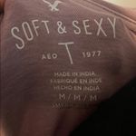 American Eagle  Outfitters Light Pink Eyelet Sleeve Blouse Photo 4