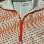 Nike  Orange and White Sweatshirt Hoodie Photo 2