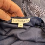 Baltic Born  Savannah Kimono Sleeve Maxi Dress Womens Medium Blue Leopard Print Photo 8