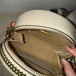 Tory Burch NWT T Monogram Braided Floral Moon Circle Crossbody Photo 7