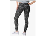 NFL Apparel Official Women's Raiders Leggings, Black/Gray, Large, NWT Black Photo 3