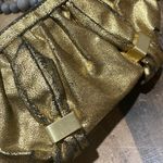 Botkier  wristlet Target Collab Metallic‎ gold Distressed Leather Clutch Photo 5