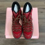 Juicy Couture Red & Black Indulgence Hiker Boots 9 Photo 7