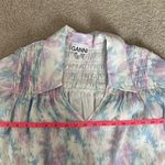 Ganni Plissé Pleated Mini Dress Cherry Blossom Floral (Size EU 36 / S) Photo 12