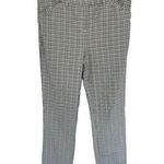 Massimo Fabbro Italy Plaid Pants Pull On Career Casual Ankle Preppy Academia 4 Photo 0