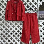 Free People Linen Blazer Set Photo 0