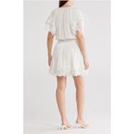Ramy Brook Jacy White Lace Trim Mini Dress - Size Small Photo 1