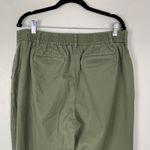 Talbots  Jogger Pants‎ Womens Size L Olive Green Casual Elastic Waist Tencel Photo 5