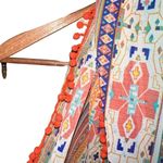 Forever 21 boho infinity scarf with pom pom trim Photo 1