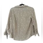 Como Black Comp Black Dandelion Blouse Size Medium Cream and White Photo 1