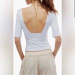 Free People  NWT | Just Looking Bustier Crop Top White | M Photo 1