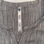 Kuhl  Shirt Womens XS Riviera Tank Gray Sleeveless Henley Chest Pockets Blouse Photo 6