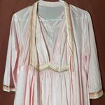 VINTAGE NEAPOLITAN TRIM PINK SLIP & ROBE SET Photo 3