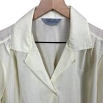 Cobble Lane Shirtmakers Cobble Lane Vintage 70s 80s Short Sleeve Pastel Yellow Button Down Shirt Size 16 Photo 1