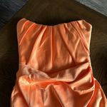 House Of CB  ALORA TANGERINE STRAPLESS CORSET MIDI DRESS, Size Small,$255 Photo 10
