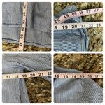 For Cynthia Women’s Blue White Striped Tunic Blouse Embroidered Floral Size S Photo 5