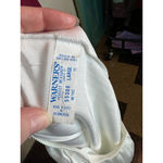 warner half slip skirt white knee length size large Photo 5