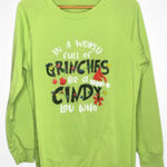 Lime Green Graphic Sweatshirt Photo 0