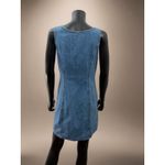 Old Navy Denim Button Front Sleeveless Dress Blue A-Line Casual Sz S Photo 1