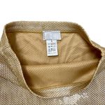 Alberto Makali  Textured Gold Skirt S Photo 3