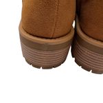 Blondo Waterproof Suede Cognac Sue Mayes Ankle Chelsea Boots Booties SZ 6.5 Photo 4