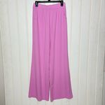 Amanda Uprichard  Vera Pants Carnation Vibrant Pink Wide Leg pull on Revolve 342 Photo 4