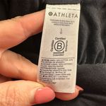 Athleta NWT  Women's Retroplush Bomber Jacket Black Quilted Size L Oversized Photo 8