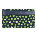 Vera Bradley Lucky Dots TRIFOLD WALLET Polka Dot Blur Green White Clutch Purse Photo 1