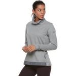 Nike  Dry Cowl Funnel Neck Pullover Top Heather Gray Medium Photo 1