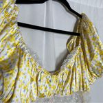 For Love & Lemons NWT  Daffodil X Victoria’s Secret Mini Dress Yellow Floral S Photo 8