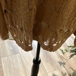 Fate NWT Distressed Sweater lightweight 900 Tan Photo 4