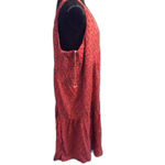 Joie Plus size XXL  Tiered Tea Rose Print V Neck Dress Lined Maxi Photo 5