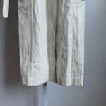 Bill Blass New York Unique VTG 90s Y2K Trench Coat Size 6 Luxury Faux Leather Photo 3