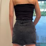 Denim & Co Denim Co Black Denim Jean Skirt Photo 3