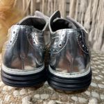 Cole Haan  Limited Edition Lunargrand Wingtip Metallic Silver Oxford Shoes Photo 5