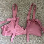Chelsea & Violet  Pink Bow Swimsuit Top  Photo 1