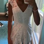 BCBGeneration bcbg white lace romper Photo 0