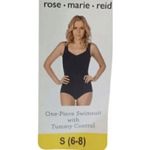 Rose Marie Reid Black Tummy Control One Piece Swim Suit Size Small Photo 7