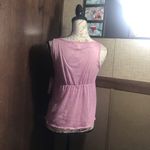 Derek Heart NWT  Babydoll Top Pink Size Medium Photo 6