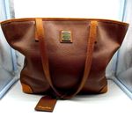 Dooney & Bourke  brown pebbled leather tote serial number bag K9275555 Photo 9