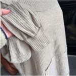 BKE  Beige Ribbed Knit Top Photo 6