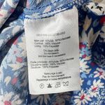 Rixo Bridgette Silk Blend Floral Ditsy Long Sleeve Sheer Blouse Small Photo 4