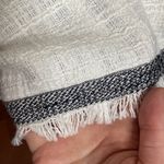 J.Crew sheath dress in textured tweed with contrast fringe trim ivory size 12 Photo 9