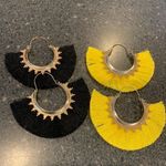 Fashion shiraleah anya Earrings tassel bundle Black Photo 1