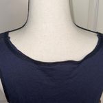 Vera Wang Simply Vera Elegant Navy and Black Ruffle Tank Top Photo 7