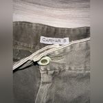 Carmar Denim High Waisted Distressed Women’s Dark Green Stretch Cargo Pants Size 6 Photo 3