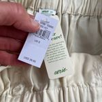 Aerie Women's Soft Knit Tie Waist Pull On Shorts Color Cream Size S. NEW Photo 4