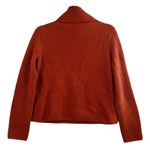 Banana Republic 100% Cashmere Turtleneck Sweater Rust Orange Ribbed XS Cottage Photo 1