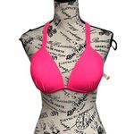 No Boundaries Vintage  Pink Triangle Swim Top Beach Boho Y2k Retro  L 11/13 Photo 0